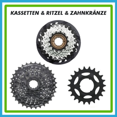 Kassetten & Ritzel & Zahnkränze & Zubehör