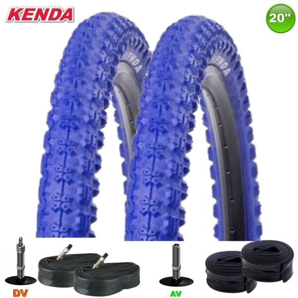 Kenda K-51 Fahrradreifen BMX in Blau 58-406 (20 x 2.25)
