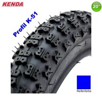Kenda K-51 Fahrradreifen BMX in Blau 58-406 (20 x 2.25)