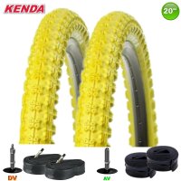 Kenda K-51 Fahrradreifen BMX in Gelb 58-406 (20 x 2.25)