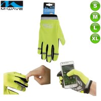 M-Wave Fahrradhandschuhe Fahrrad Handschuhe mit Geleinlage Gr. S-XL