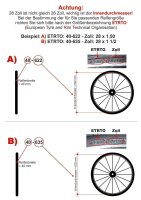 DSI Fahrradreifen Fahrradmantel mit Reflex Grau 40-622 ( 28 x 1,50 )