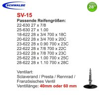 Schwalbe Lugano 28" Rennradreifen Fahrradmantel schwarz/rot 700 x 23C ( 23-622 )