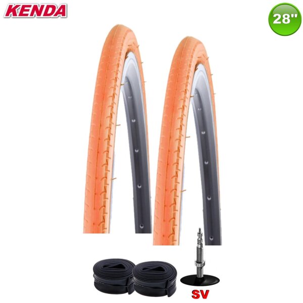 Kenda 28" Kontender K-196 Rennradreifen in Orange 26-622 (28 x 1,10)