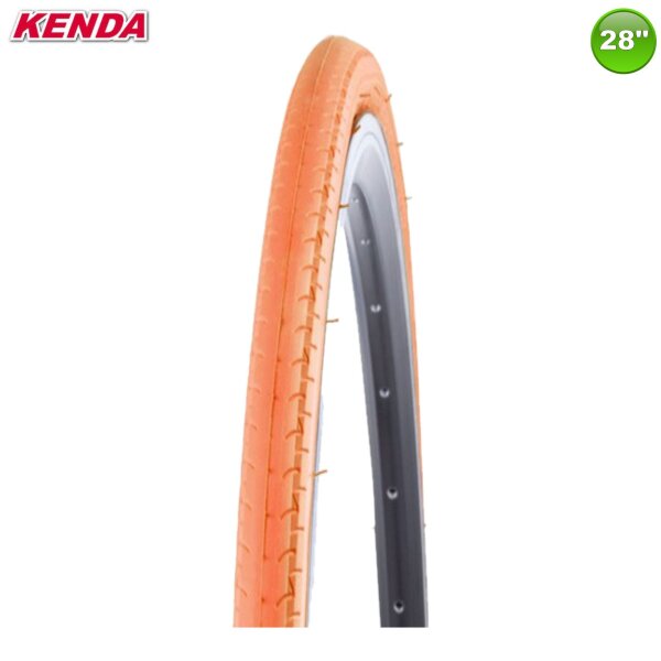 1 x Kenda 28" Kontender K-196 Rennradreifen in Orange 26-622 (28 x 1,10)