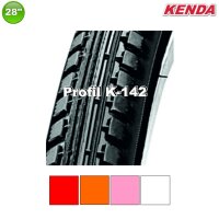 Kenda K-142 28" Fahrradreifen Fahrradmantel mit Reflex Pink 40-635 ( 28 x 1 1/2 )