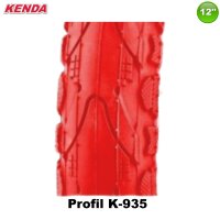 Kenda K-935 12" Kahn Fahrradreifen Rot 62-203 (12...