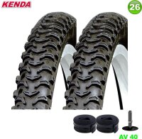 2 x Kenda K-846 Bear Claw 26" MTB Fahrradreifen...