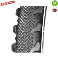 Rexway® Serpent Fahrradreifen Fahrradmantel Reflex Pannenschutz 47-507 (24 x 1,75)