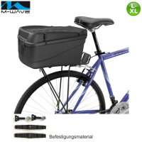 M-Wave Amsterdam Easy Box L/XL (18 Ltr.) Fahrradkoffer Fahrradbox