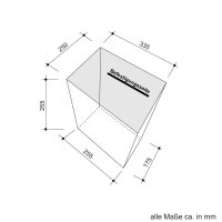 Lenkerkorb Vorderradkorb Festmontage silber 26/28 Zoll für 1" Vorbau