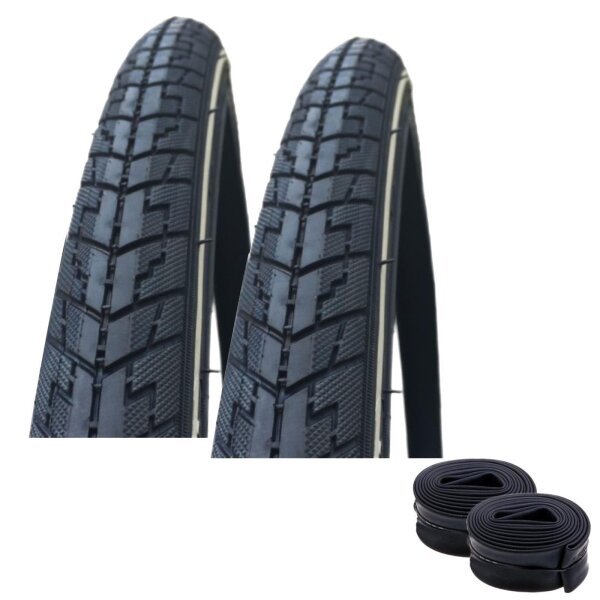 Rexway "Dart" Pannenschutz Fahrradreifen Schwarz mit Reflex 32-622 (28 x 1,25)