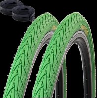 2 x Roverstone Fahrradreifen Drahtreifen Grün 28 x...