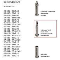 Schwalbe SV19 Fahrradschlauch 27.5"/28"/29" - 1 x 2 x 4 x 10 x oder 25 x