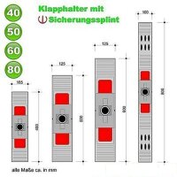 Wischmopp Set "Premium" 50 cm Baumwolle