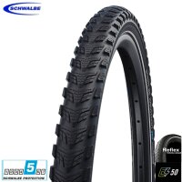 Schwalbe Marathon 365 GreenGuard E-50 Fahrradreifen Schwarz mit Reflex 47-622 (28 x 1,75)