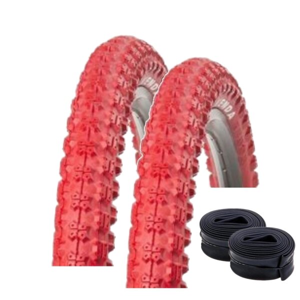 Kenda 20" BMX K-50 Fahrradreifen in Rot 57-406 (20 x 2,125)