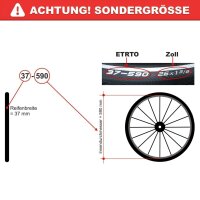 Schwalbe Delta Cruiser Fahrradreifen Fahrradmantel in  Weißwand 37-590 (26 x 1 3/8)