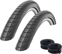 2 x Schwalbe Big Apple RaceGuard Fahrradreifen E-25...