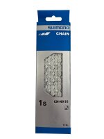 Shimano Fahrradkette CN-NX10 Kette für Nabenschaltung Singlespeed 1-Fach 114 Glieder in silber