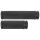 M-Wave Lenkergriffe "Cloud Slick" L/K 130/85 mm TPR rutschfest in schwarz