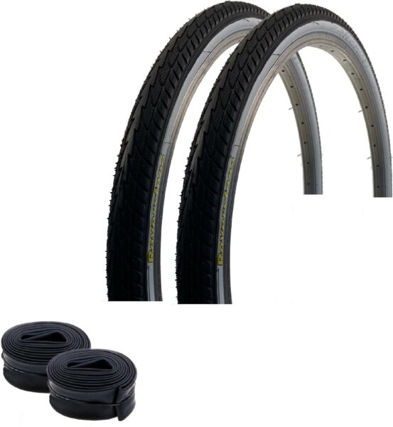 Roverstone 26" Fahrradreifen Fahrradmantel Schwarz Weiß 47-559 (26 x 1,75)