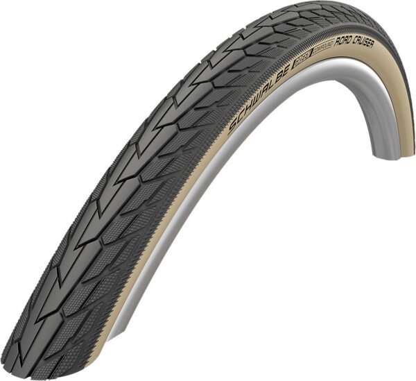 1 x Schwalbe RoadCruiser K-Guard HS 484 Fahrradreifen schwarz/gumwall 32-630 (27 x1 1/4")