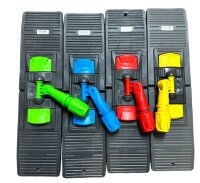 1 x Klapphalter mit Teleskopstiel für Wischmopp Bodenreinigung Mopp 60 cm