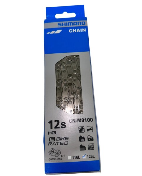 Shimano Deore XT Kette CN-M8100 12-Fach 126 Glieder