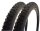 2 x VEE Rubber V157 26" Fahrradreifen Schwarz 50-559 (26 x 1.95)