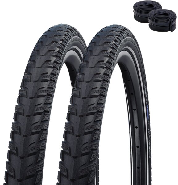 Schwalbe Energizer PLUS Tour Performance GreenGuard Schwarz/Reflex 55-622 (28,0 x 2,15)