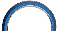 maxxi4you HY-A109 Fahrradreifen Schwarz/Blau 54-507 (24 x 1,95)