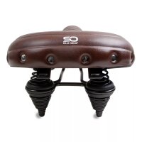 Selle Orient Premium Fahrradsattel Relax Vintage in Braun/Schwarz