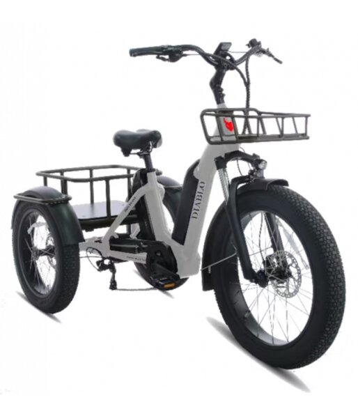 Diablo E-Bike RH 44 cm Big Foot 24" Grau