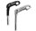 Promax Lenkervorbau 25,4 mm verstellbar 0-50° 85/180mm/105/180mm in Mattschwarz/Silber