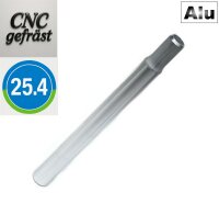 Alu Fahrrad Kerzensattelstütze Ø 25,0-29.0 mm/Länge 300 mm in silber