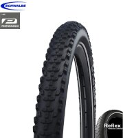 Schwalbe SMART SAM PLUS Performance E-25 Fahrradreifen DD GreenGuard Schwarz/Reflex 42-622 (28 x 1.60")