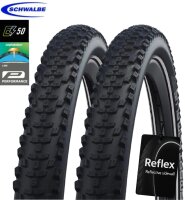 Schwalbe SMART SAM PLUS Performance E-50 Fahrradreifen DD GreenGuard Schwarz/Reflex 57-622 (29 x 2.25")