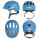 Abus Smiley 3.0 Fahrradhelm shiny Blau Gr. S-M