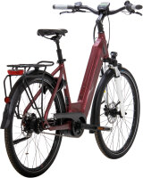 BBF E-Bike RH 46cm E-City Chur Easy 26" Bosch Active Line Plus 500 Wh bordeaux matt