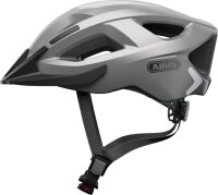 Abus Aduro 2.0 Fahrradhelm Silber Größe M-L