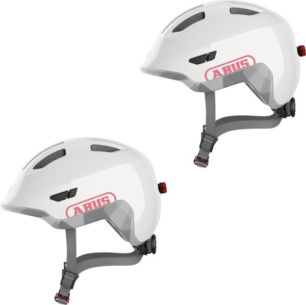 Abus Smiley 3.0 ACE LED Fahrradhelm Weiß Größe S-M