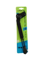 Fahrrad Hinterbauständer Ursus "Curve" mit 18mm Platte - Schwarz
