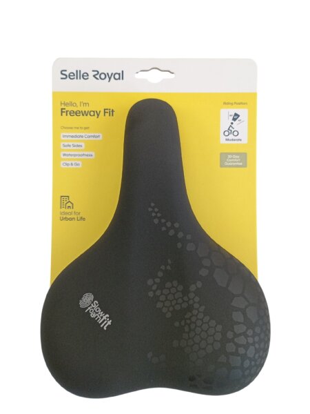 Selle Royal Freeway FIT Moderate Sattel Unisex Fahrradsattel Schwarz