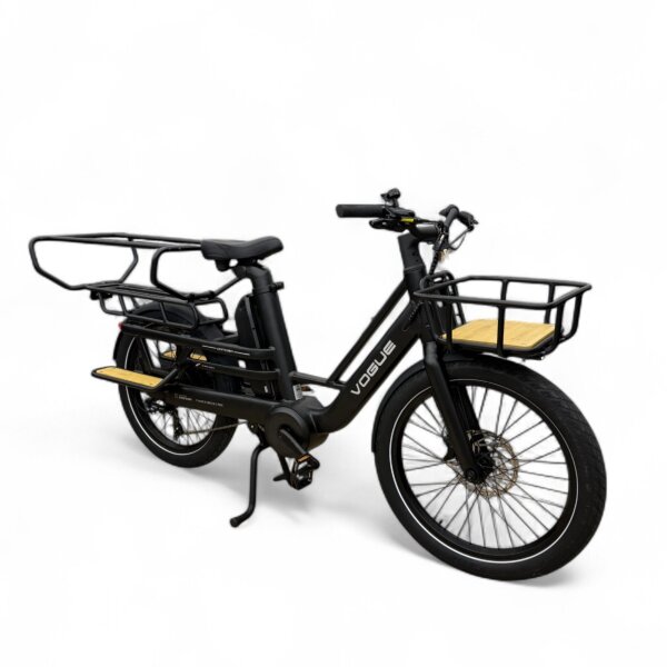 Vogue Cargo E-Bike Wonder Long Tail Matt-Schwarz