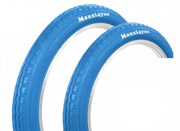 Maxxi4you Fahrradreifen HY-145 in BabyBlau 47-355 (18" x 1.75)