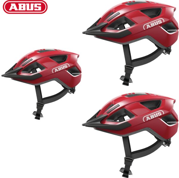 Abus Aduro 3.0 Fahrradhelm Rot Größe S-L
