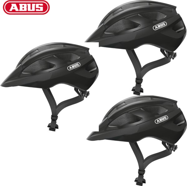 Abus Macator Fahrradhelm Schwarz Größe S-L
