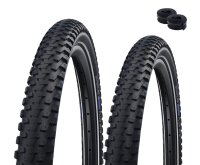 Schwalbe Marathon Plus MTB Fahrradreifen Performance Smart DualGuard E-50 Schwarz/Reflex 65-584 (27.5 x 2.60")