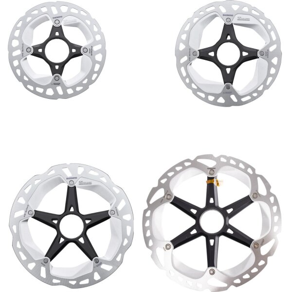 Shimano Fahrrad Bremsscheibe Deore XT RT-MT800 140/160/180/203mm in Silber-Schwarz